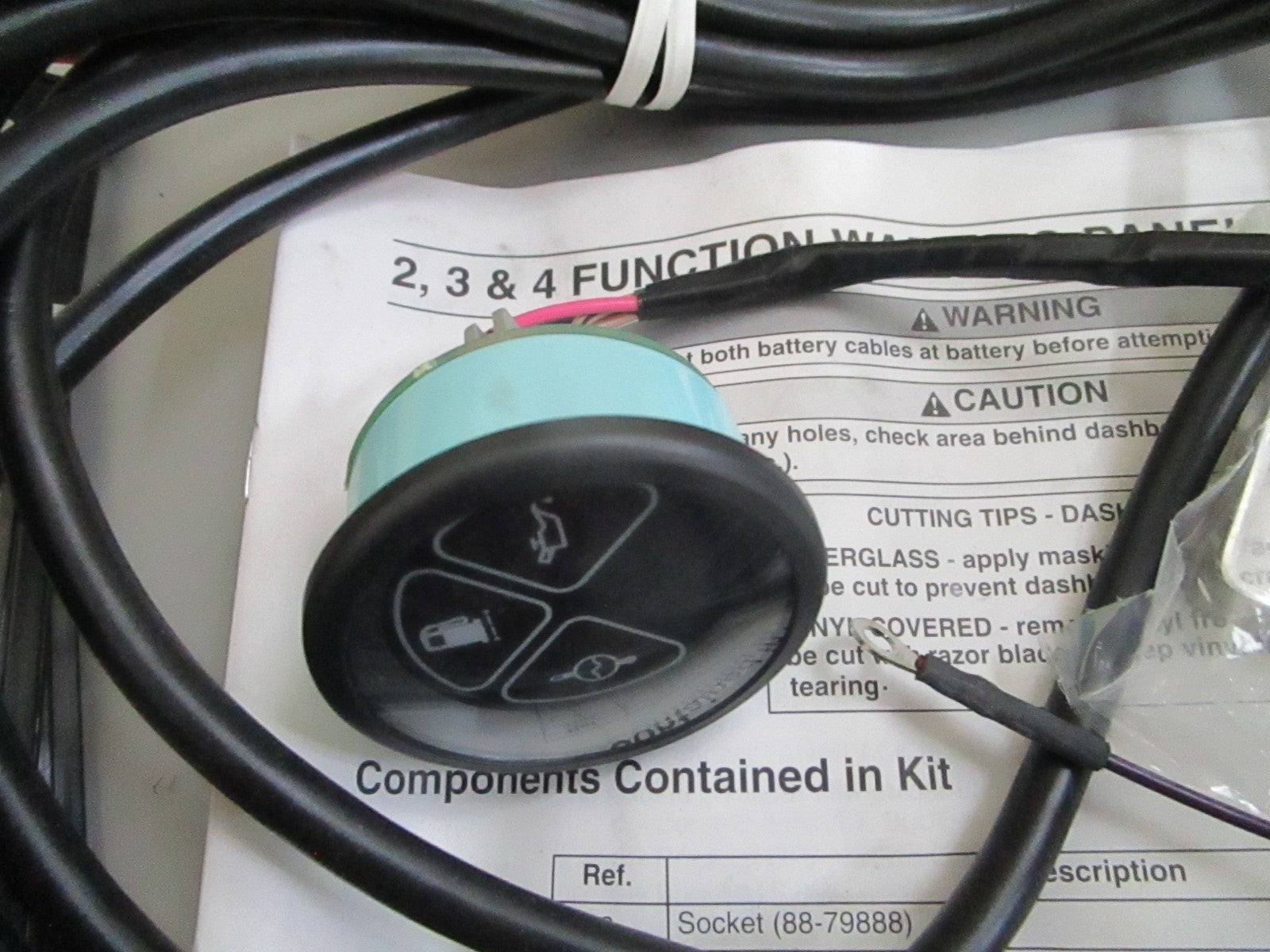 *NEW OEM* 0820 Mercury Quicksilver Warning Gauge Kit 79-859698A1