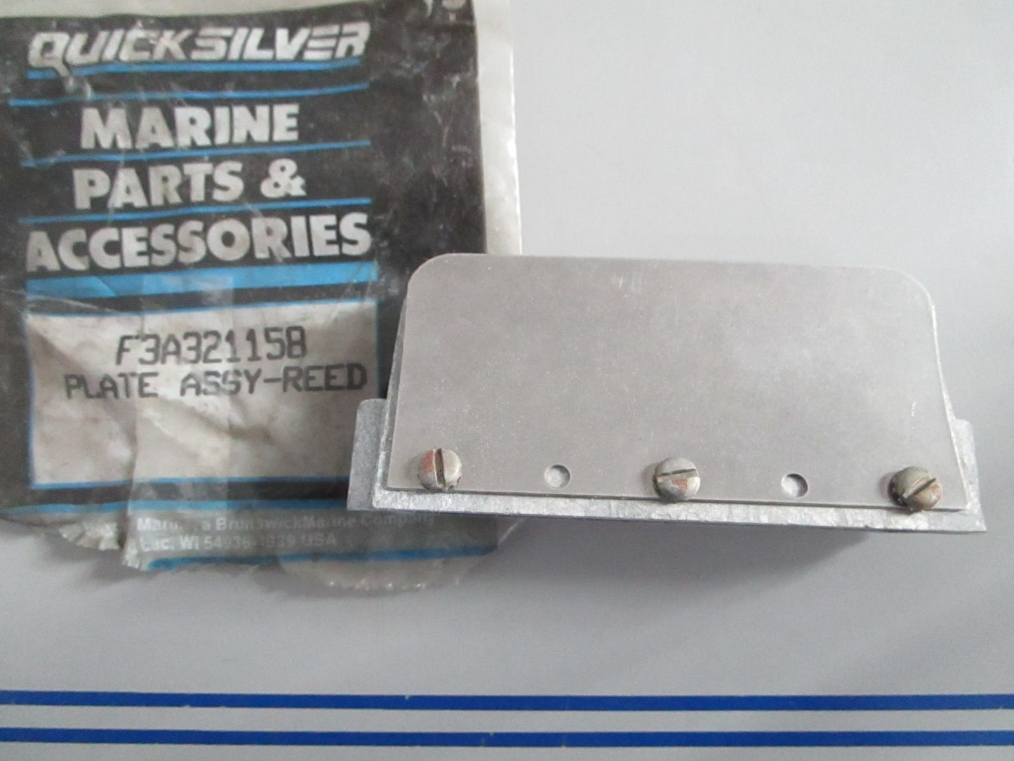 NEW OEM F3A321158 Mercury Quicksilver Reed Plate Assy 0820