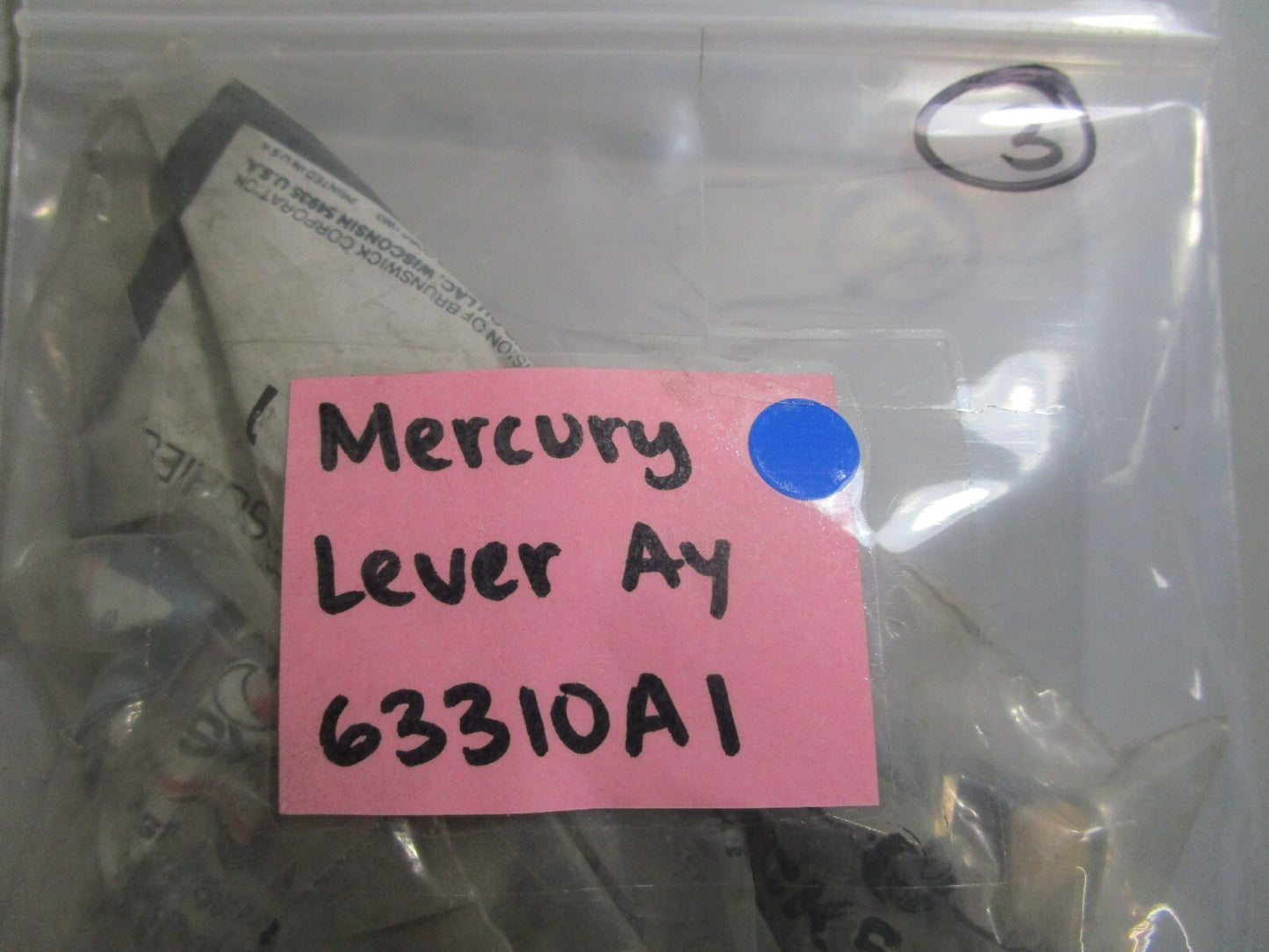 *NEW OEM* 0770 Mercury Quicksilver Lever Assembly 63310A1
