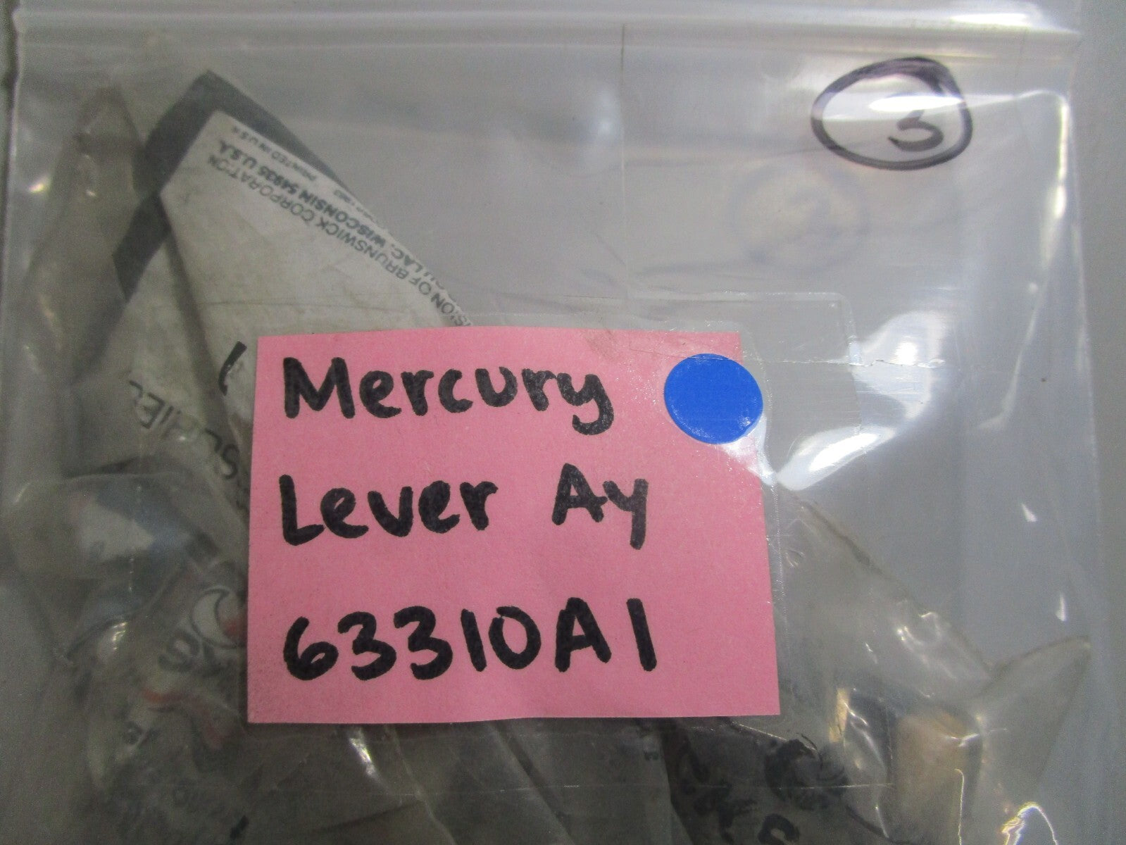 *NEW OEM* 0770 Mercury Quicksilver Lever Assembly 63310A1