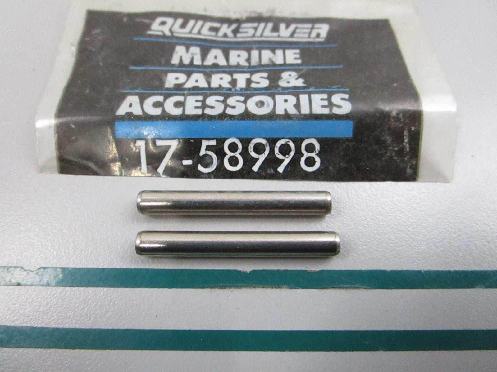 NEW OEM (LOT OF 2) 17-58998 Mercury Quicksilver Roll Pin 0810