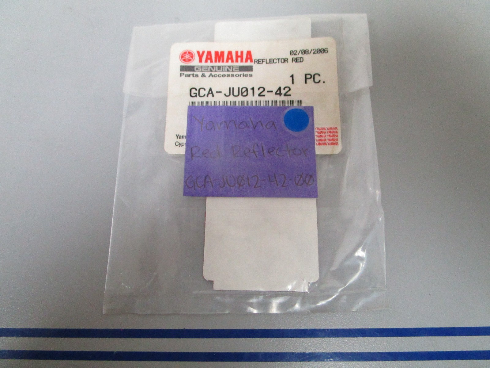 NEW OEM GCA-JU012-42-00 Yamaha Red Reflector 0810