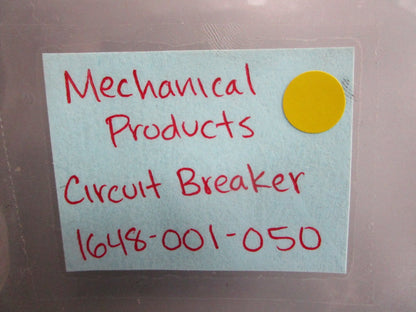 *NEW* 0750 Mechanical Products CIRCUIT BREAKER 1648-001-050