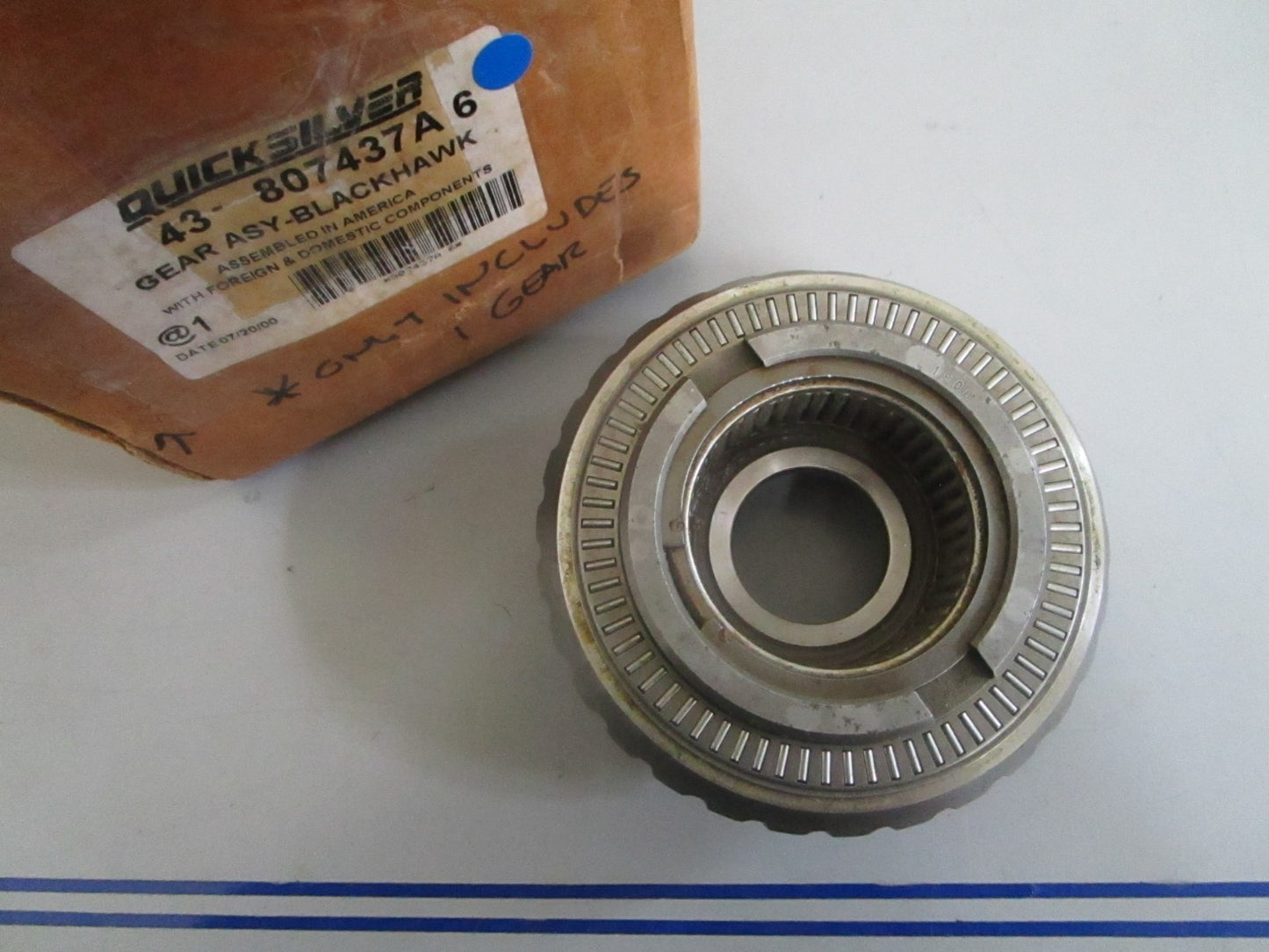 *NEW OEM* 0820 Mercury Quicksilver Blackhawk Gear Assy 43-807437A6