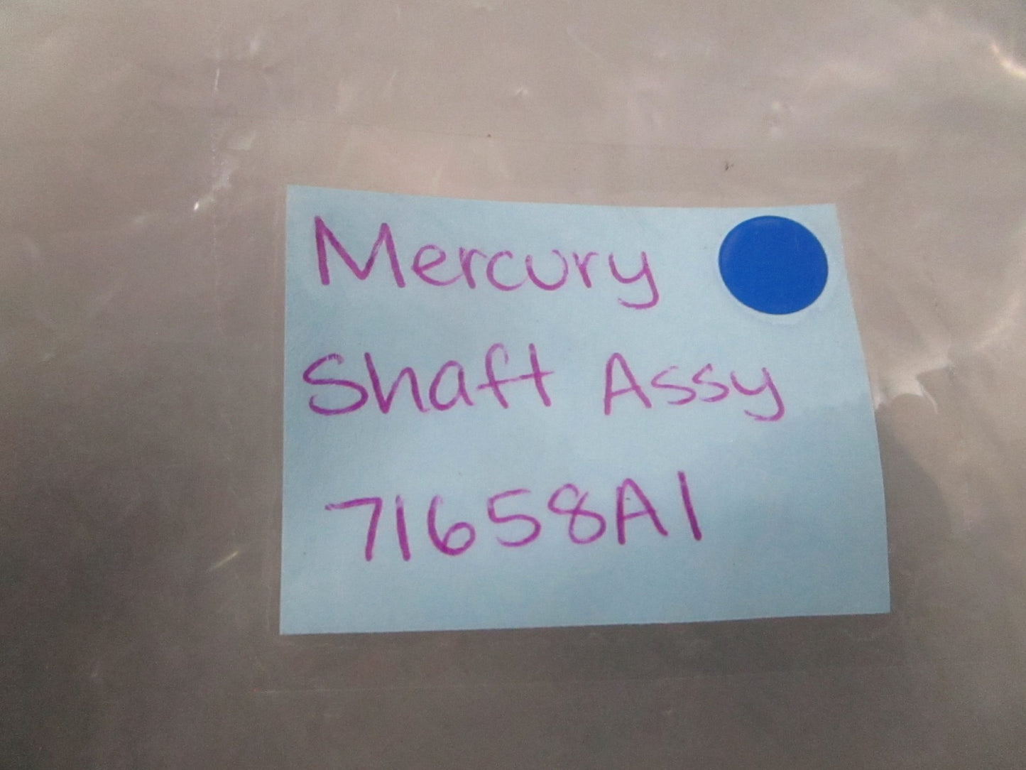 *NEW OEM* 0810 Mercury Quicksilver Shaft Assembly 71658A1