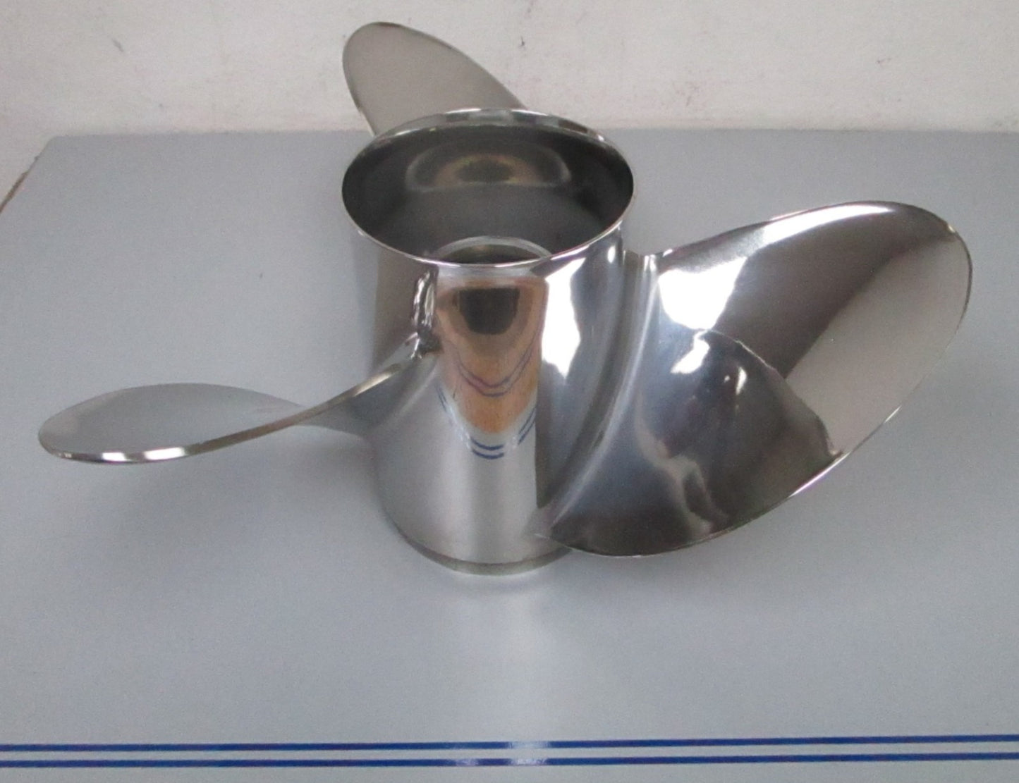 *NEW OEM* 0720 Yamaha 3 Blade Stainless Steel 14 ½ x 21 Propeller 66K-45976-B0