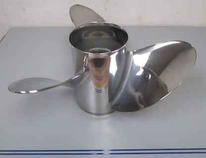 *NEW OEM* 0720 Yamaha 3 Blade Stainless Steel 14 ½ x 21 Propeller 66K-45976-B0