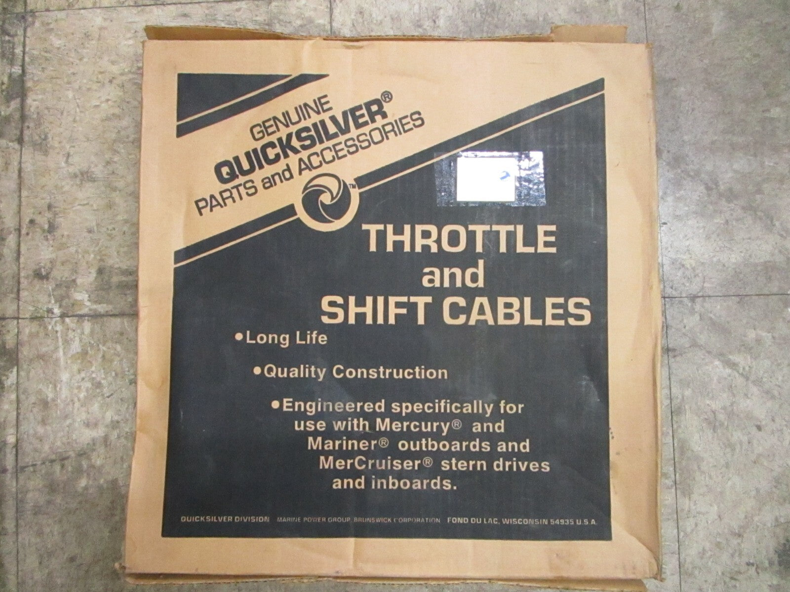 *NEW OEM* 0820 Mercury Quicksilver 19' Control Cable 85614-19 8561419