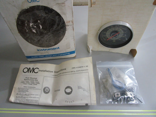 *NEW OEM* 0820 OMC Johnson Evinrude Flush Mounted Speedometer Kit 174459 0174459