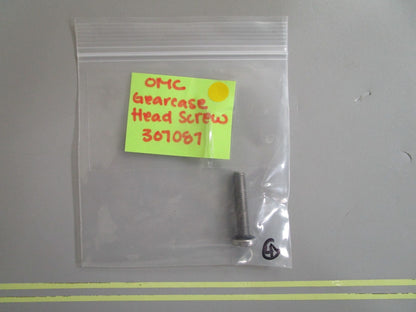 *NEW OEM* 0810 OMC Johnson Evinrude Gearcase Head Screw 307087 0307087