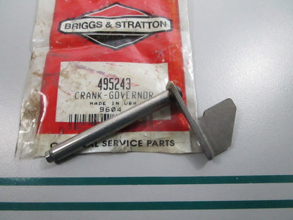 NEW OEM 495243 Briggs & Stratton Governor Crank 0810