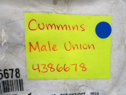 *NEW OEM* 0810 Cummins Male Union 4386678