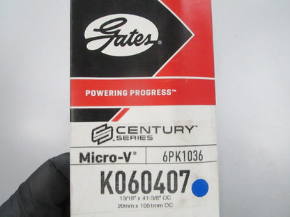 NEW K060407 Gates Micro-V Serpentine Belt 0810