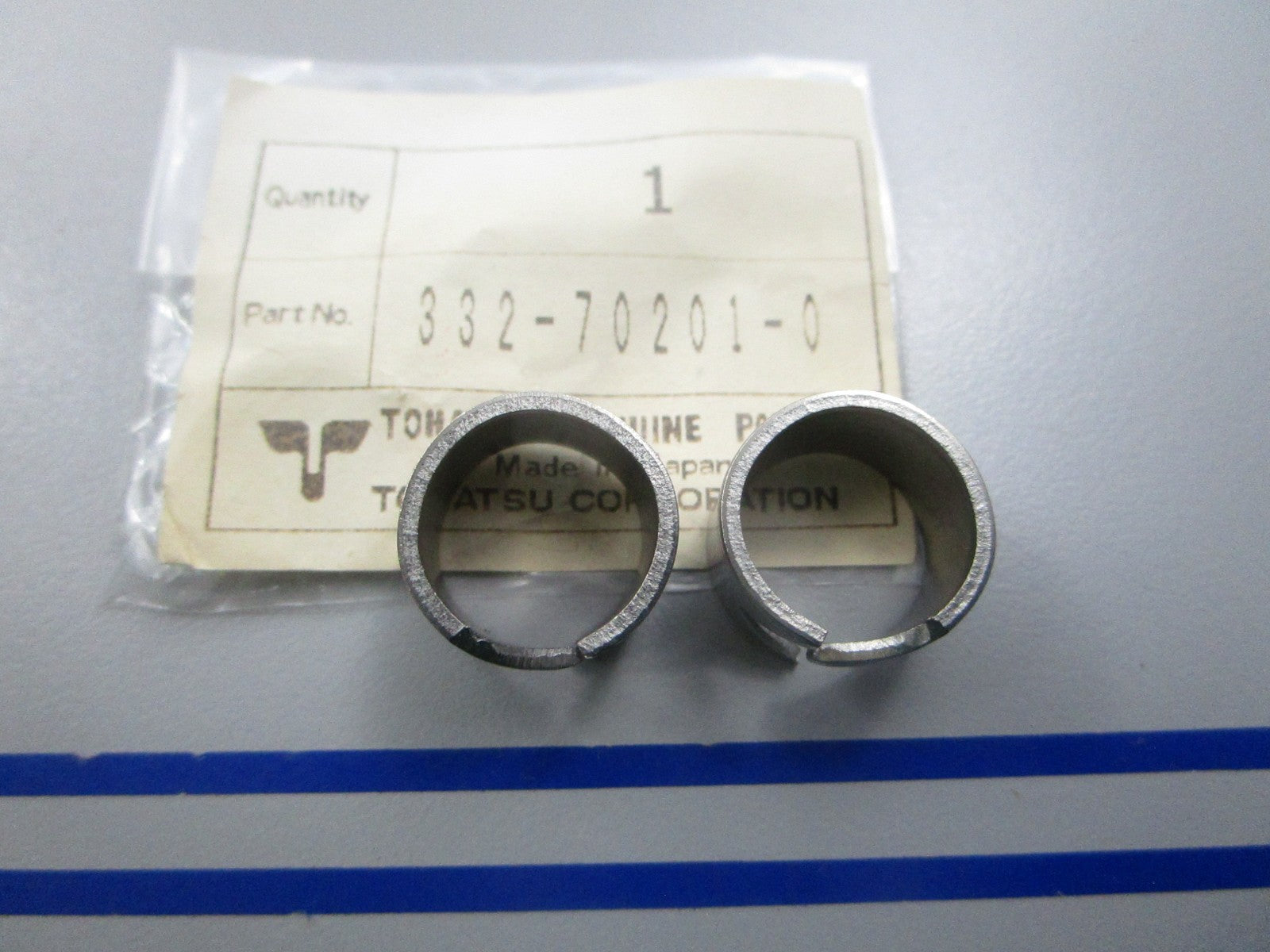 NEW OEM (LOT OF 2) 332-70201-0 332702010 Tohatsu Clamp 0810