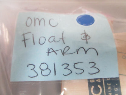NEW OEM (LOT OF 2) 381353 0381353 OMC Johnson Evinrude Float & Arm 0810