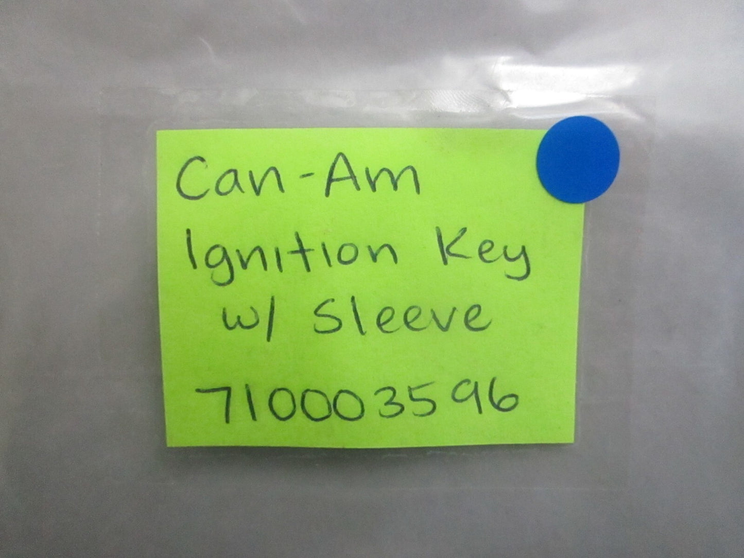 *NEW OEM* 0820 Can-Am BRP Ignition Key w/ Sleeve 710003596