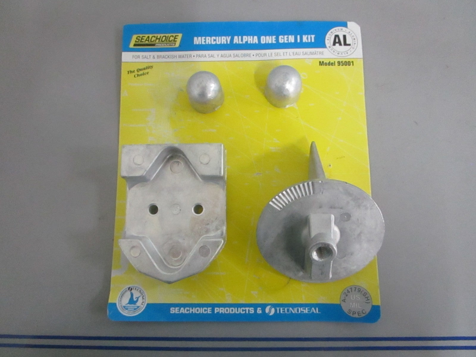 NEW 95001 Seachoice Alpha I Gen I Anode Kit For: Mercury 0820