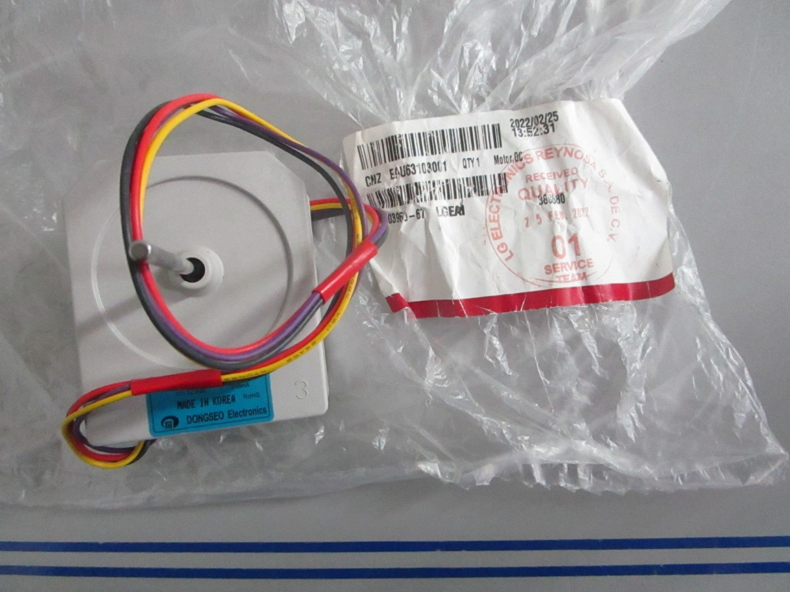 *NEW OEM* 0820 LG Condenser EAU63103001
