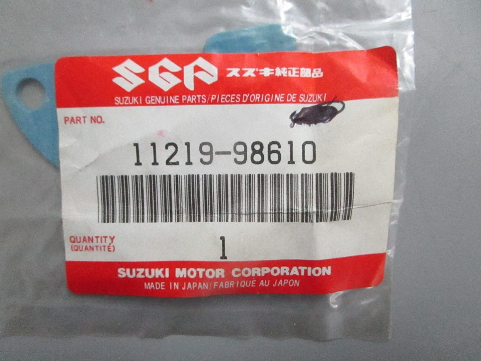 *NEW OEM* 0820 Suzuki Water Jacket Gasket 11219-98610