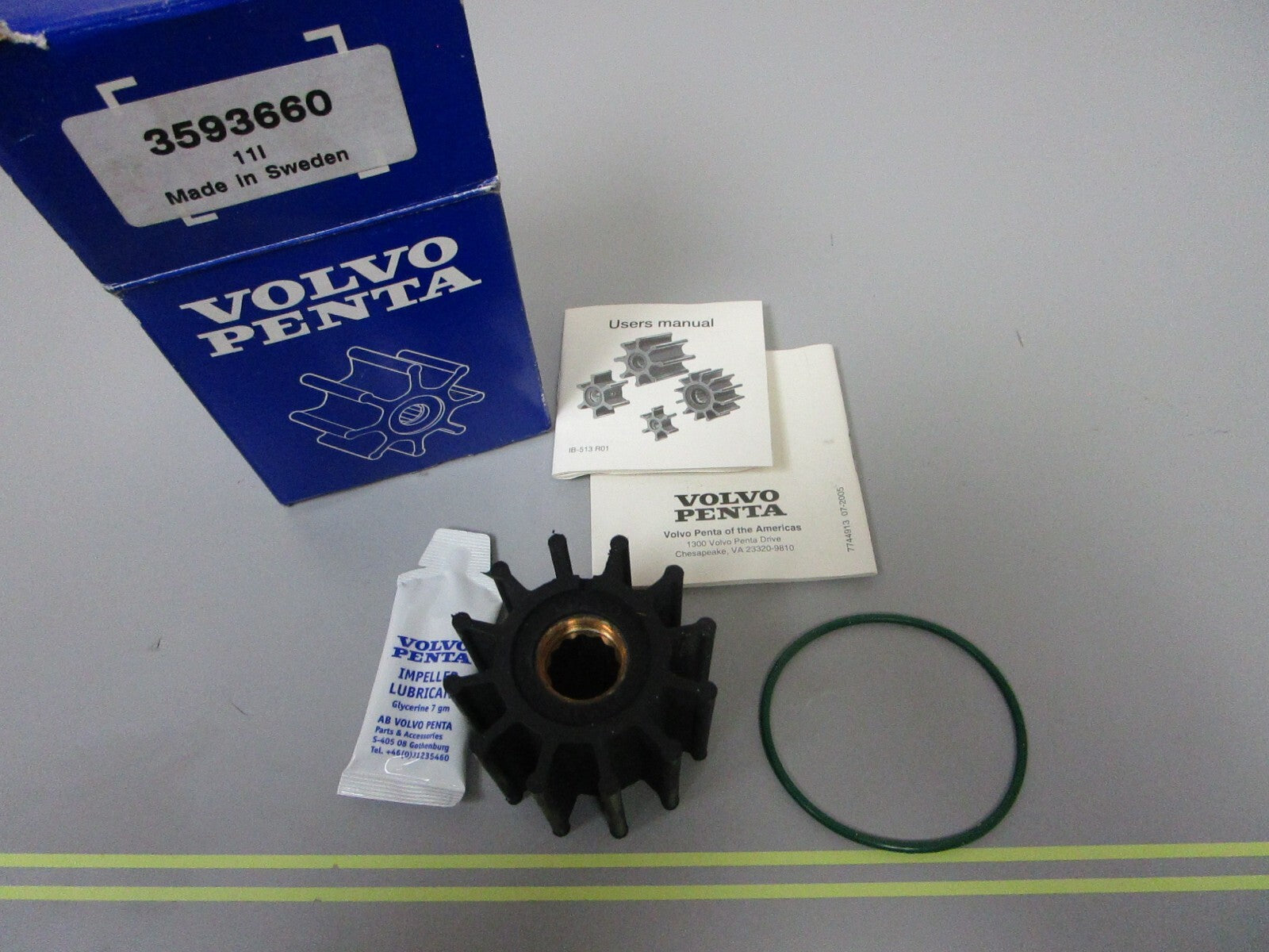 *NEW OEM* 0720 Volvo Penta Impeller Kit 3593660