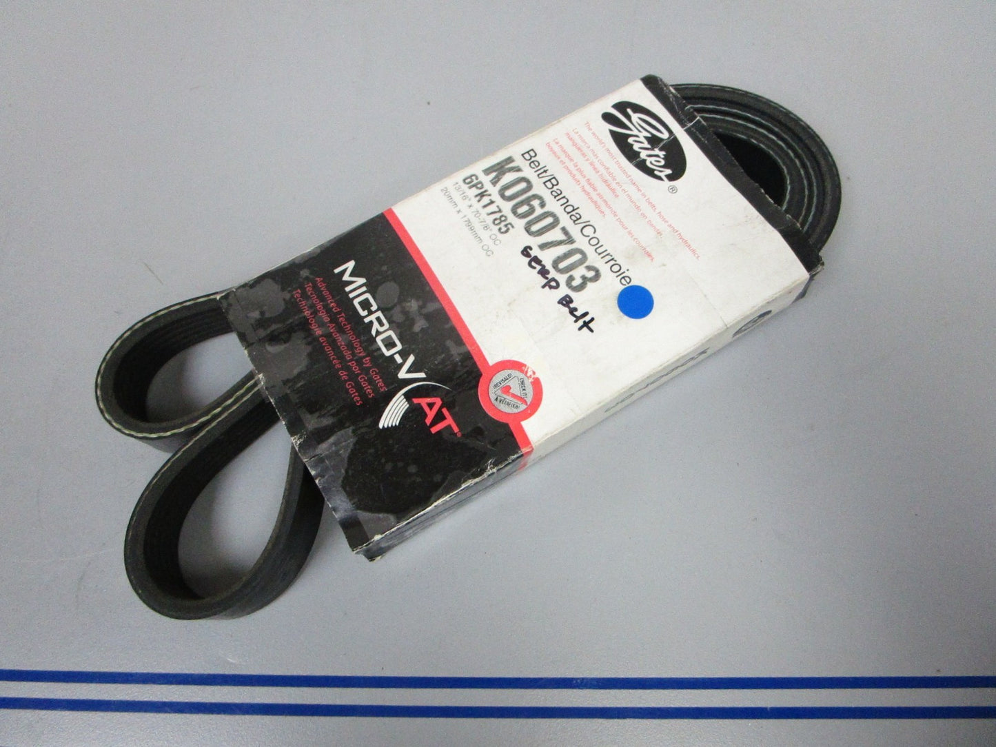 NEW K060703 Gates Micro-V 13/16" x 70 ⅞" Serpentine Belt 0720