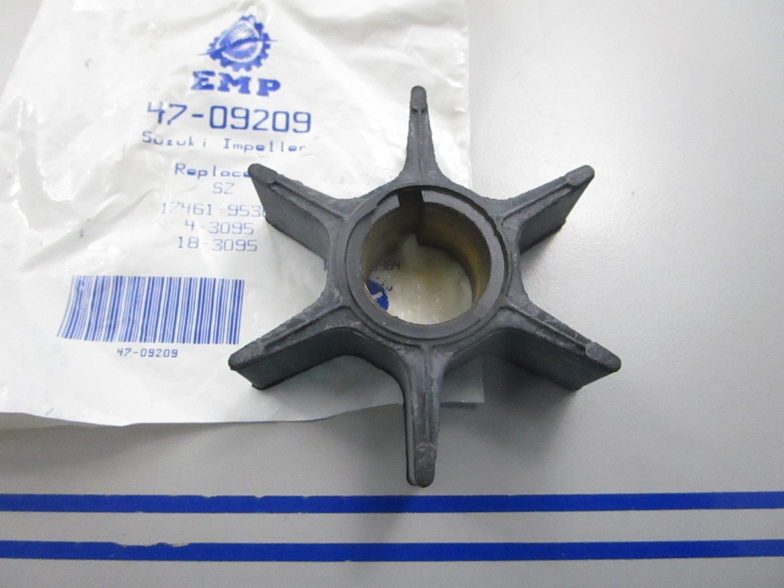 NEW 47-09209 Replaces: Suzuki 17461-95300 EMP Impeller 0810