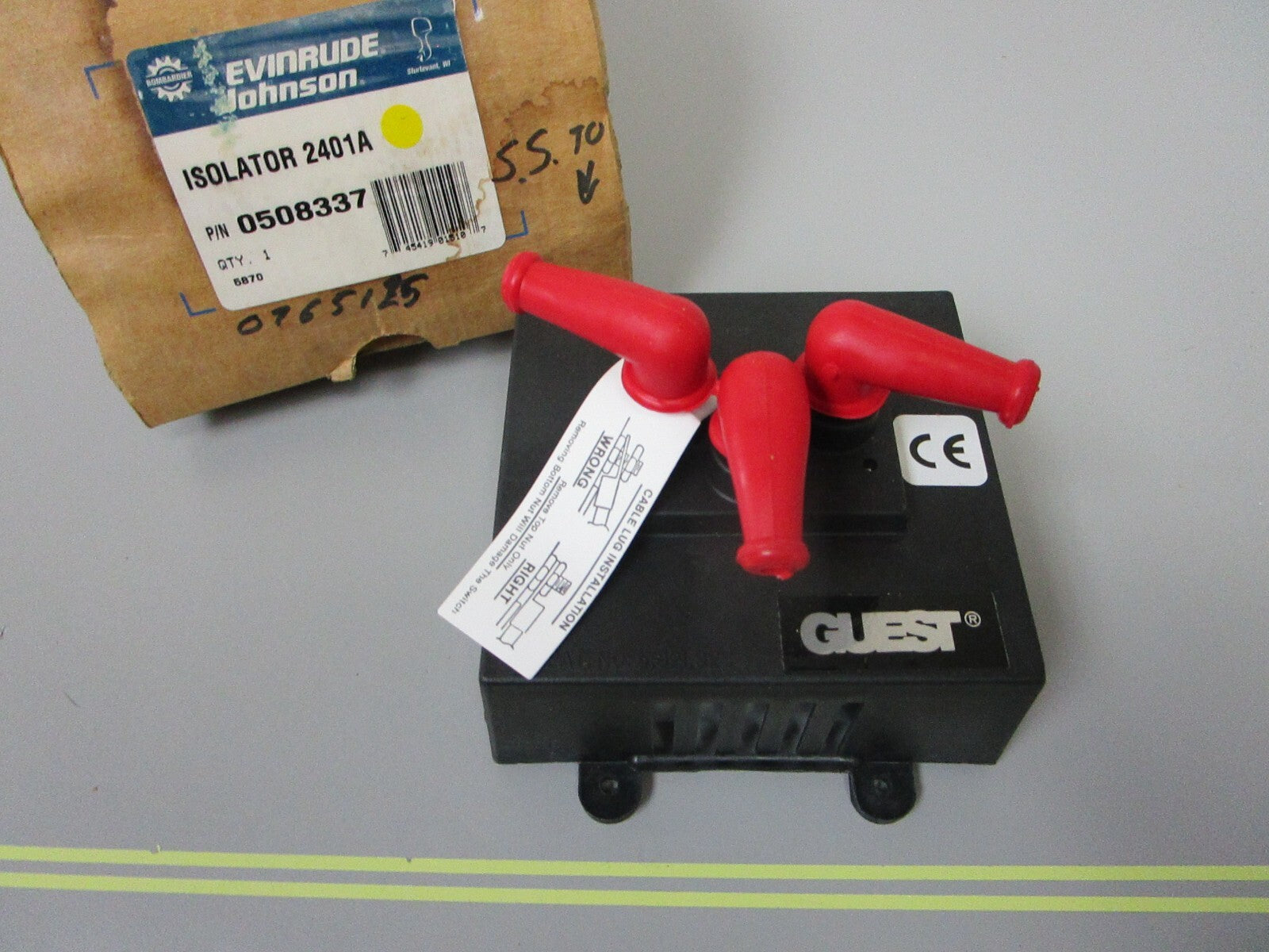 *NEW OEM* 0720 OMC Johnson Evinrude Isolator 2401A 508337 0508337