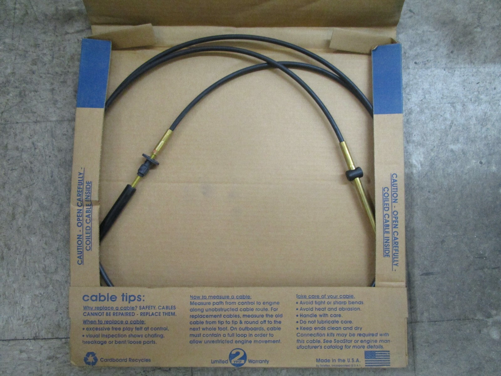 *NEW* 0820 Teleflex 11' Control Cable CC20511