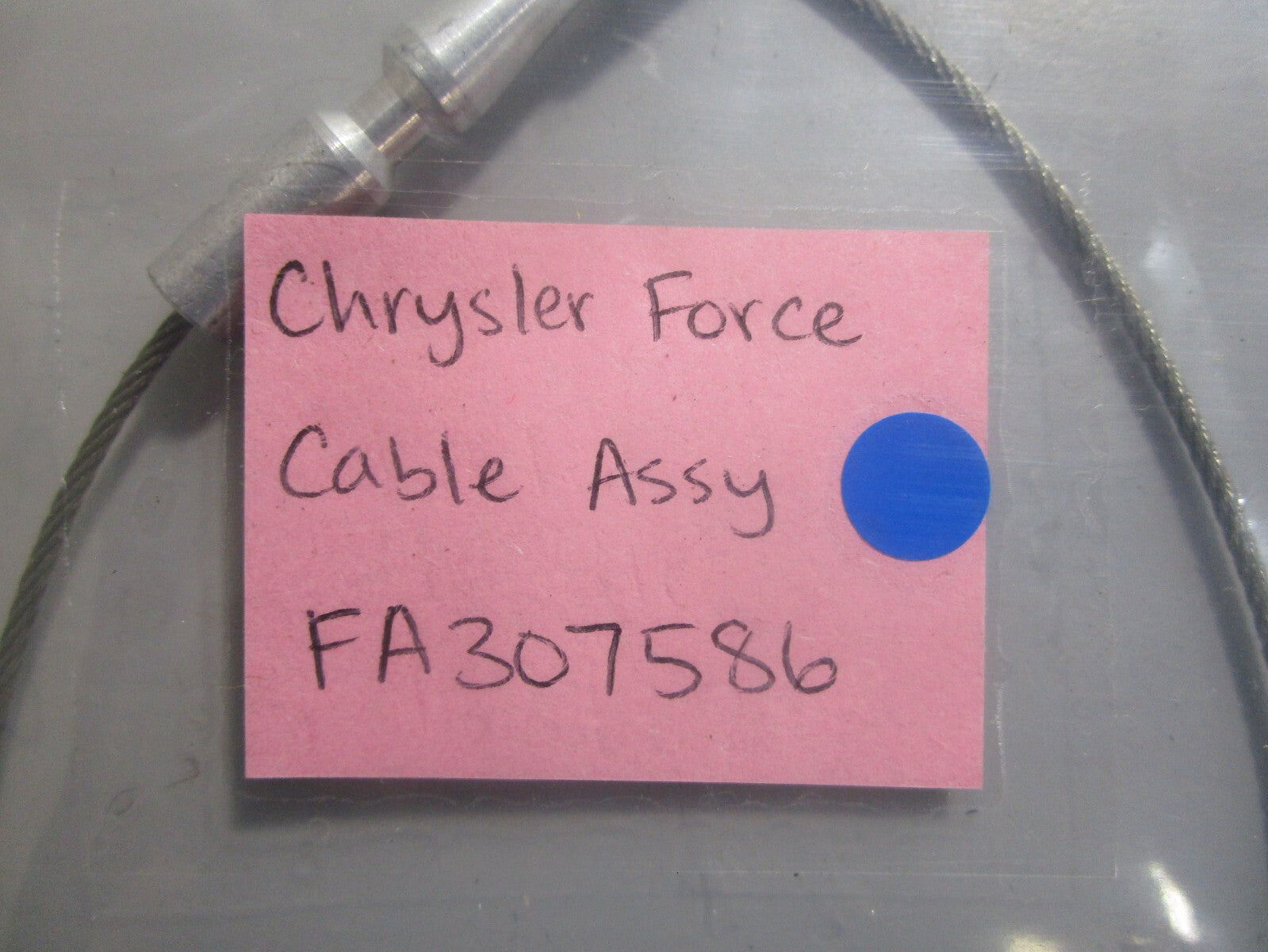 *NEW OEM* 0810 Chrysler Force Cable Assembly FA307586