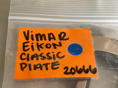 *NEW* 0810 Vimar Eikon Classic Plate 20666