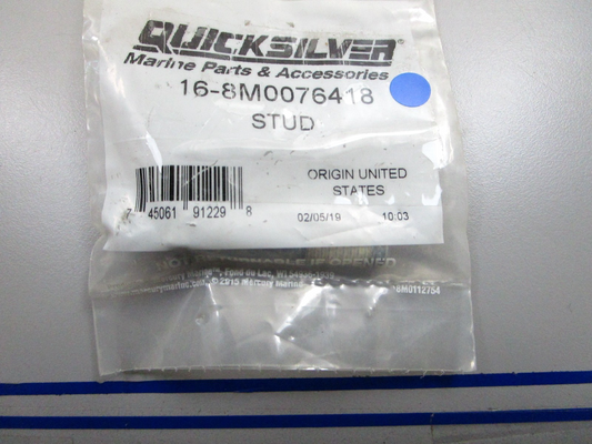*NEW OEM* 0810 Mercury Quicksilver Stud 16-8M0076418