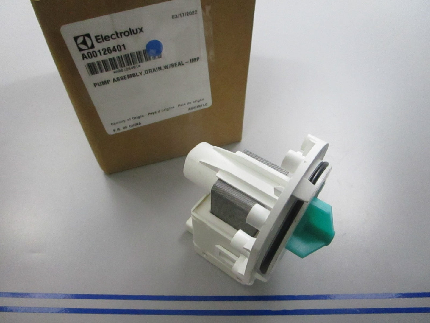 *NEW OEM* 0720 Electrolux Dishwasher Drain Pump & Seal Assembly A00126401
