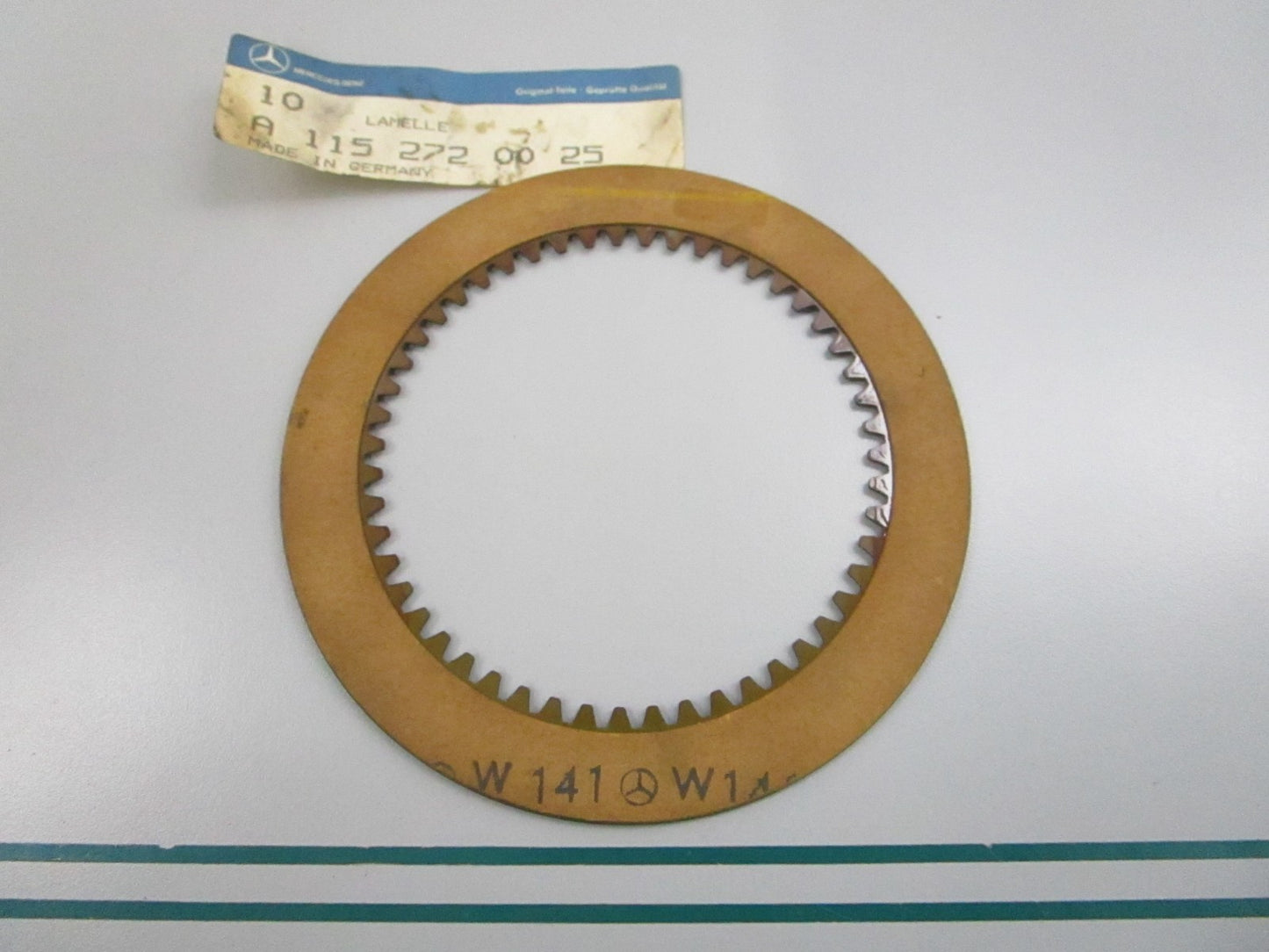 NEW OEM 1152720025 Mercedes-Benz Clutch Plate 0810