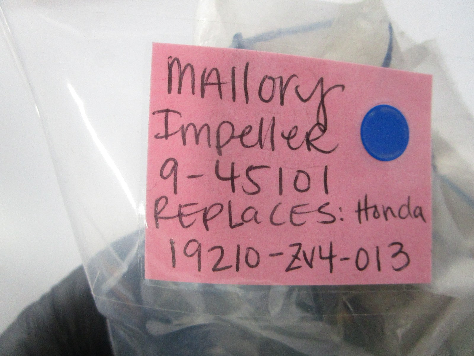 *NEW* 0810 Mallory Impeller 9-45101 Replaces: Honda 19210-ZV4-013