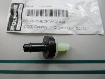 NEW OEM 7052390 Polaris Vacuum Check Valve 0810