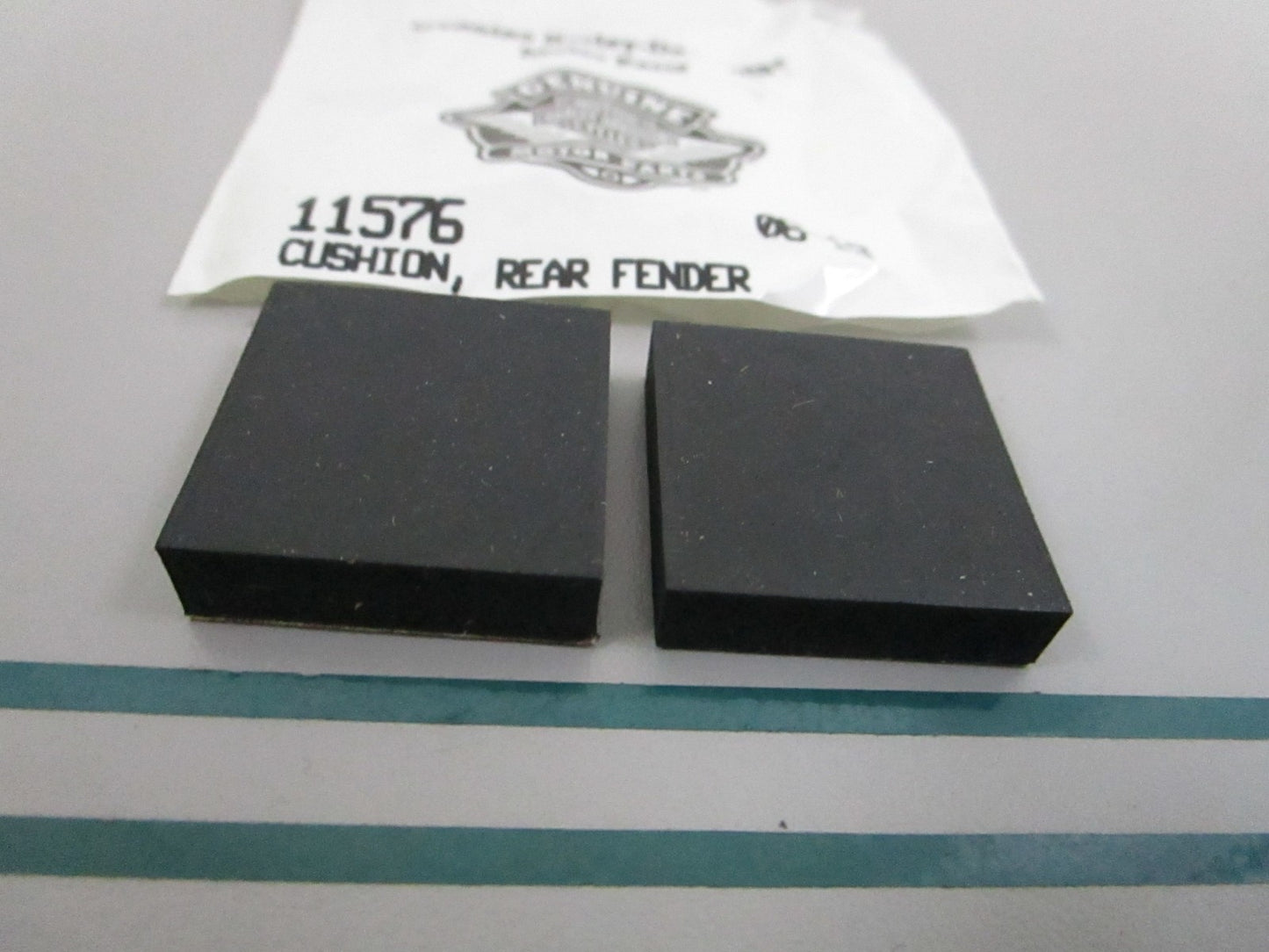 NEW OEM 11576 Harley Davidson 2 Rear Fender Cushion Set 0810