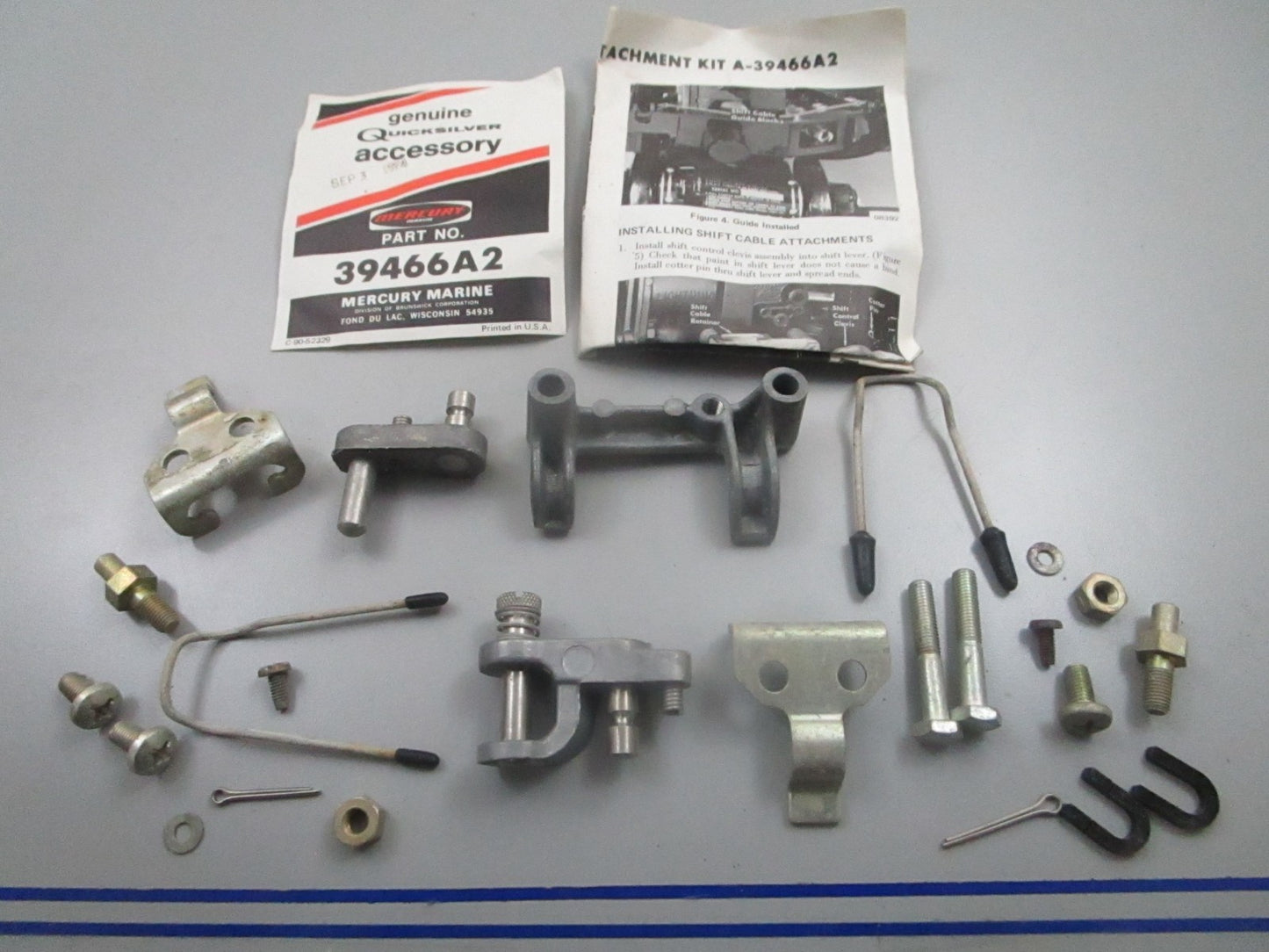 *NEW OEM* 0810 Mercury Quicksilver Remote Control Attachment Kit 39466A2