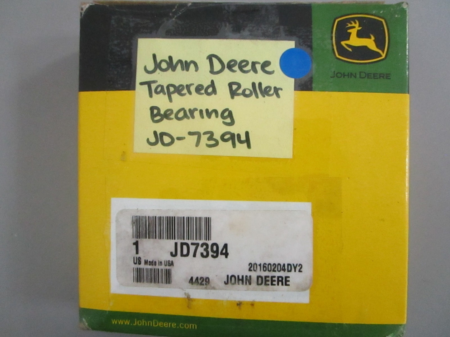 NEW OEM JD-7394 John Deere Tapered Roller Bearing 0820