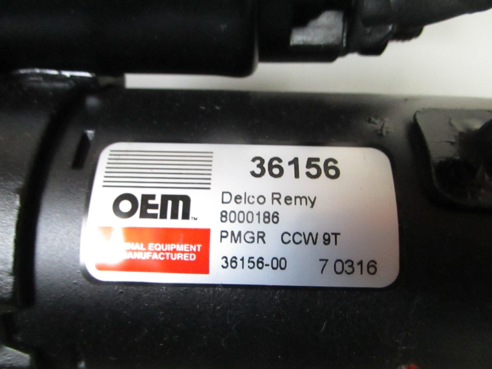 NEW 36156 Replaces: Volvo Mercury 5.7L 7.4L OEM Delco Remy 12V 9T Starter 0720