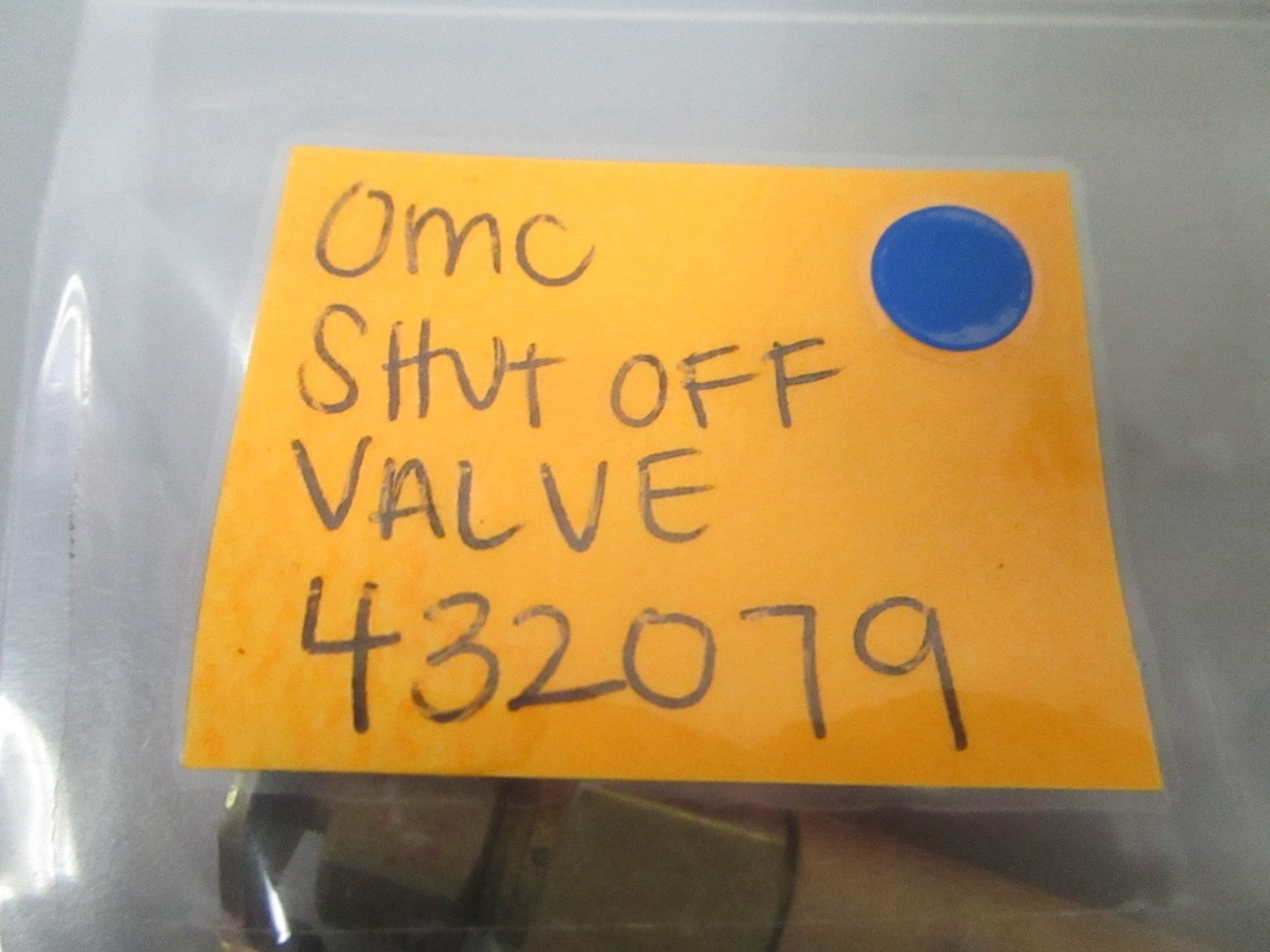 *NEW OEM* 0720 OMC Johnson Evinrude Shut Off Valve 432079 0432079