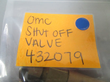 *NEW OEM* 0720 OMC Johnson Evinrude Shut Off Valve 432079 0432079