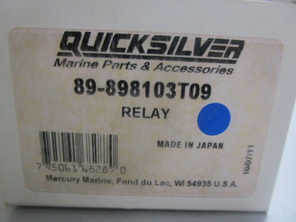*NEW OEM* 0820 Mercury Quicksilver Relay 89-898103T09