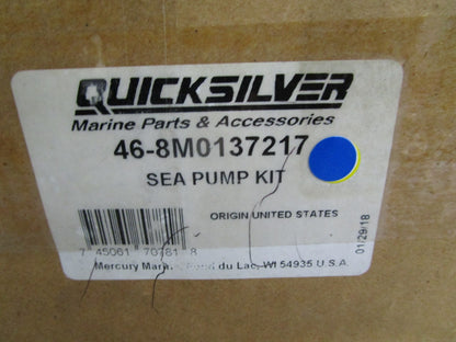 *NEW OEM* 0820 Mercury Quicksilver Sea Pump Kit 46-8M0137217