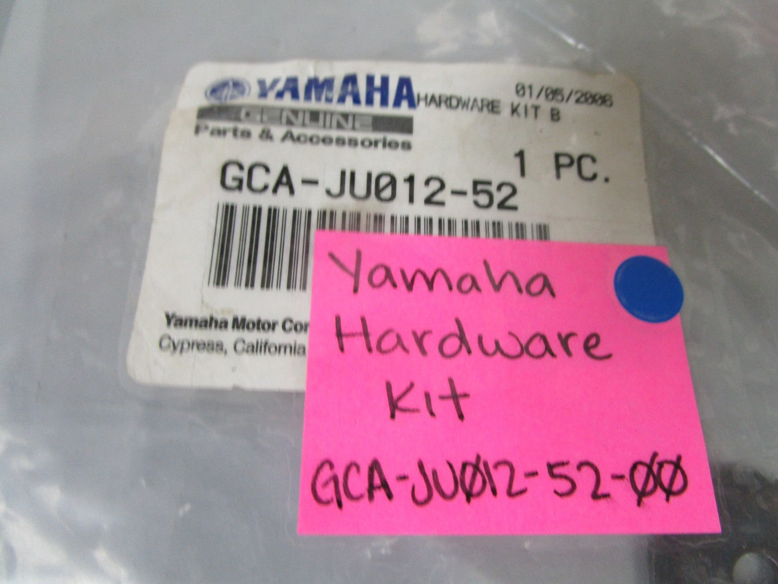 NEW OEM GCA-JU012-52-00 Yamaha Hardware Kit 0810