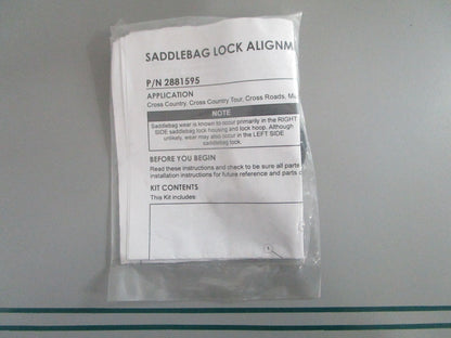 NEW OEM 2881595 Polaris Saddlebag Lock Alignment Kit 0820
