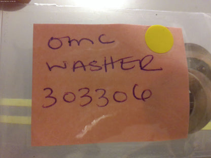 *NEW OEM* (LOT OF 6) 0810 OMC Johnson Evinrude Washer 303306 0303306