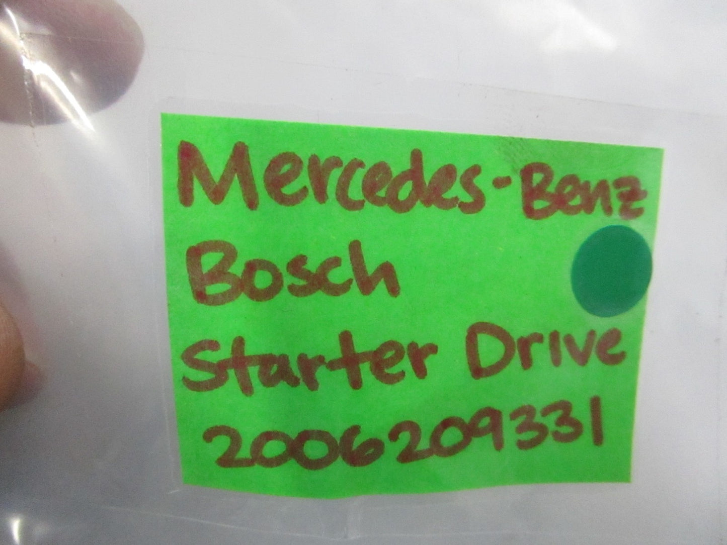 NEW OEM 2006209331 Mercedes-Benz Bosch Starter Drive 0810