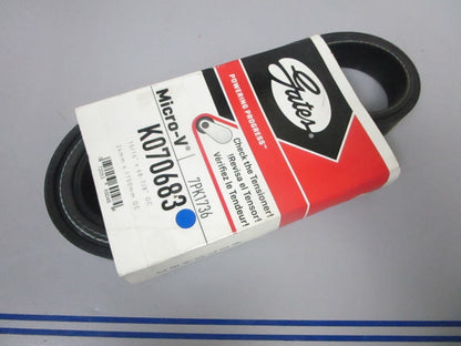 NEW K070683 Gates Micro-V 15/16" x  68 ⅞" Serpentine Belt 0720