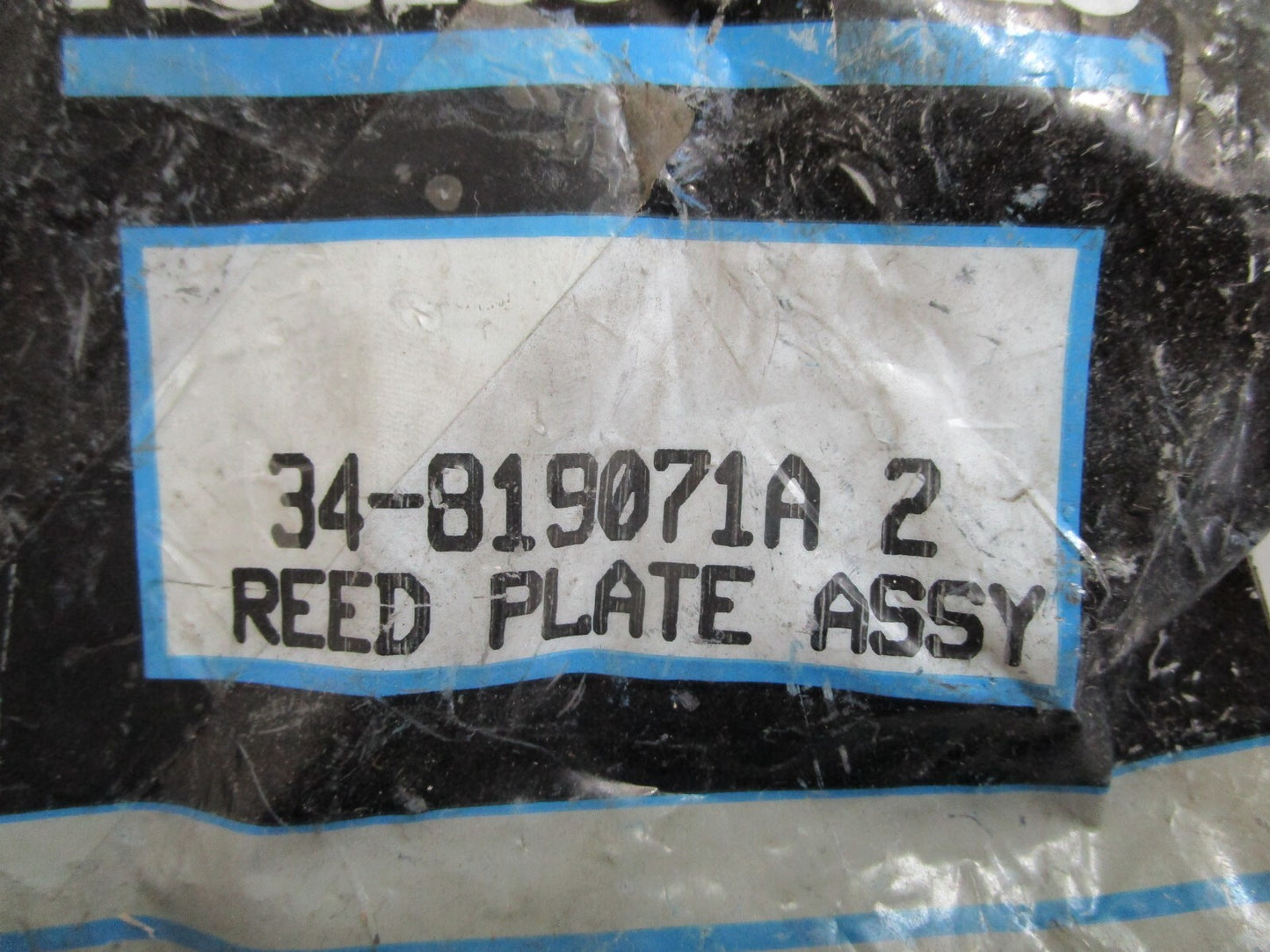 *NEW OEM* 0820 Mercury Quicksilver Reed Plate Ay 34-819071A2