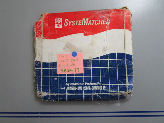 *NEW OEM* 0810 OMC Johnson Evinrude Leaf Plate & Valve 386477 0386477